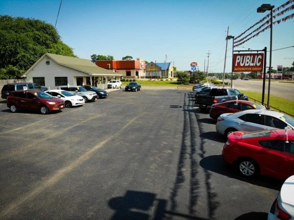 Our car dealership lot in Mt. Pleasant, TX.
